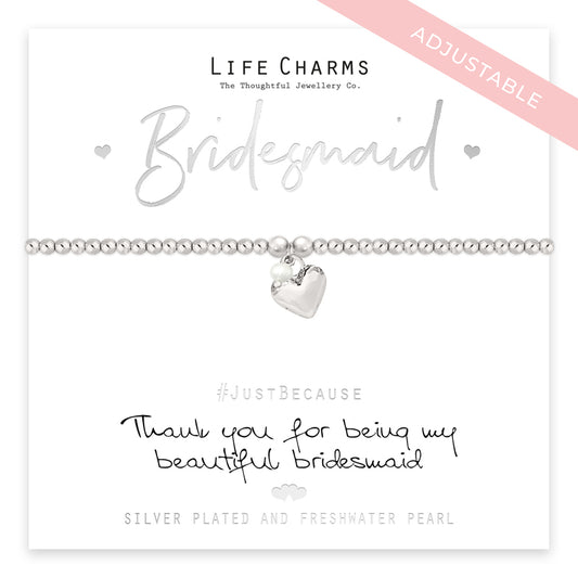 Thank You Bridesmaid Bracelet