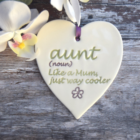 Aunt, Like a Mum Quote Sign