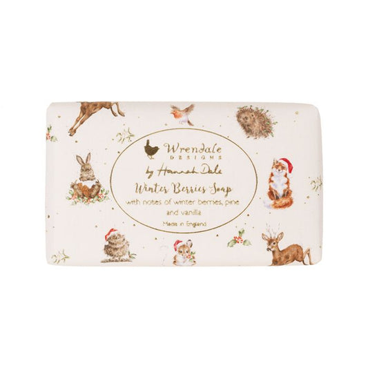 Winter Berries Country Animal Christmas Soap