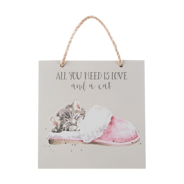 Cat Wooden Plaque - The Snuggle is Real