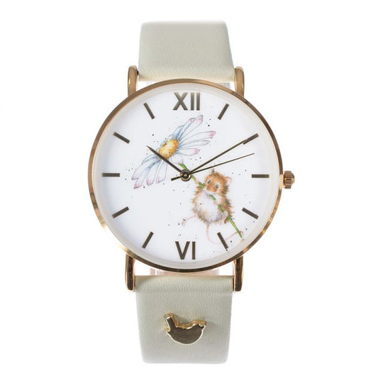 Oops a Daisy Leather Watch